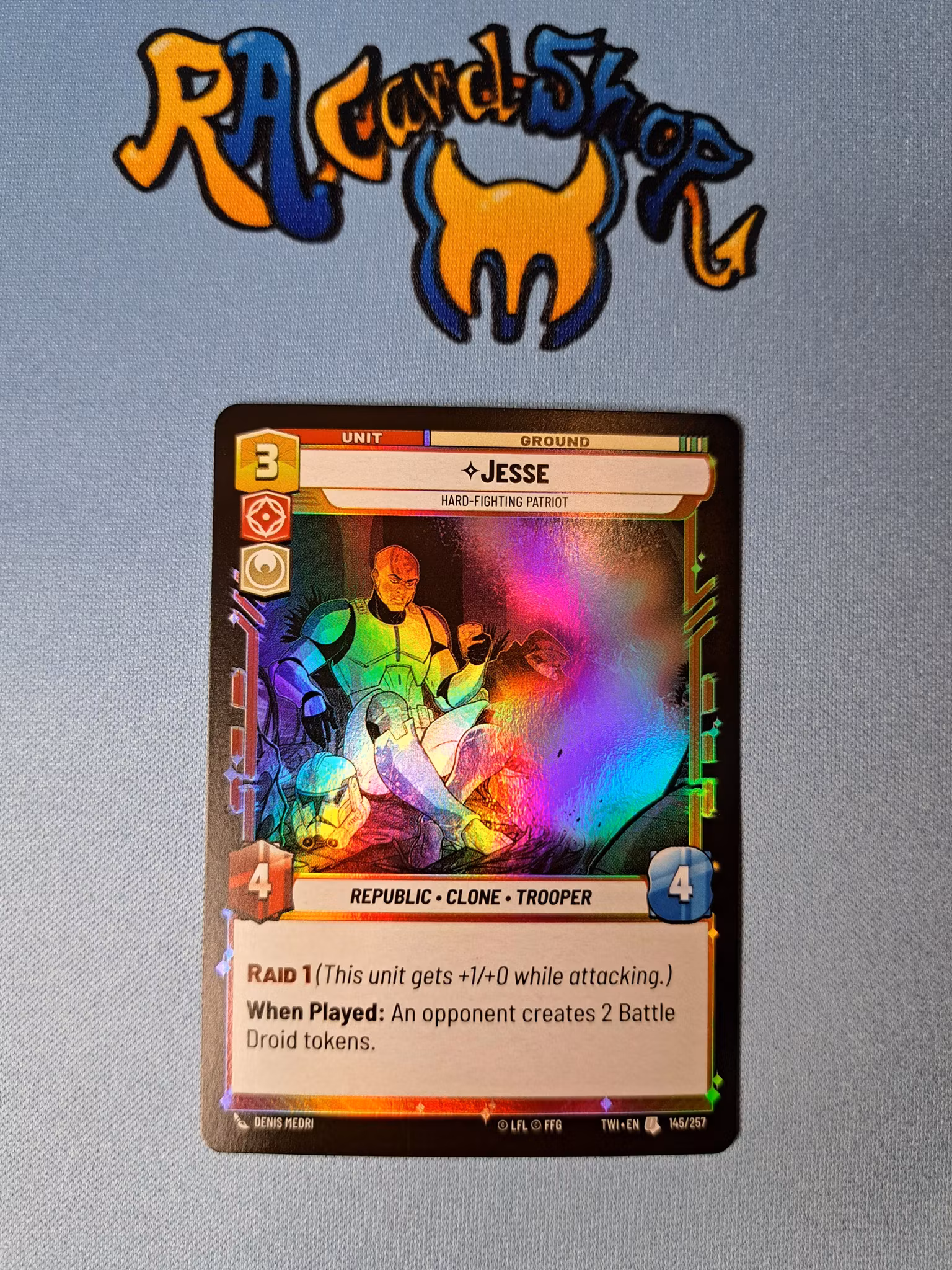 Jesse Uncommon Foil 145/262 Twilight of the Republic (TWI) Star Wars Unlimited TCG