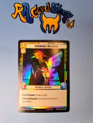 Favorable Delegate Common Foil 208/262 Twilight of the Republic (TWI) Star Wars Unlimited TCG