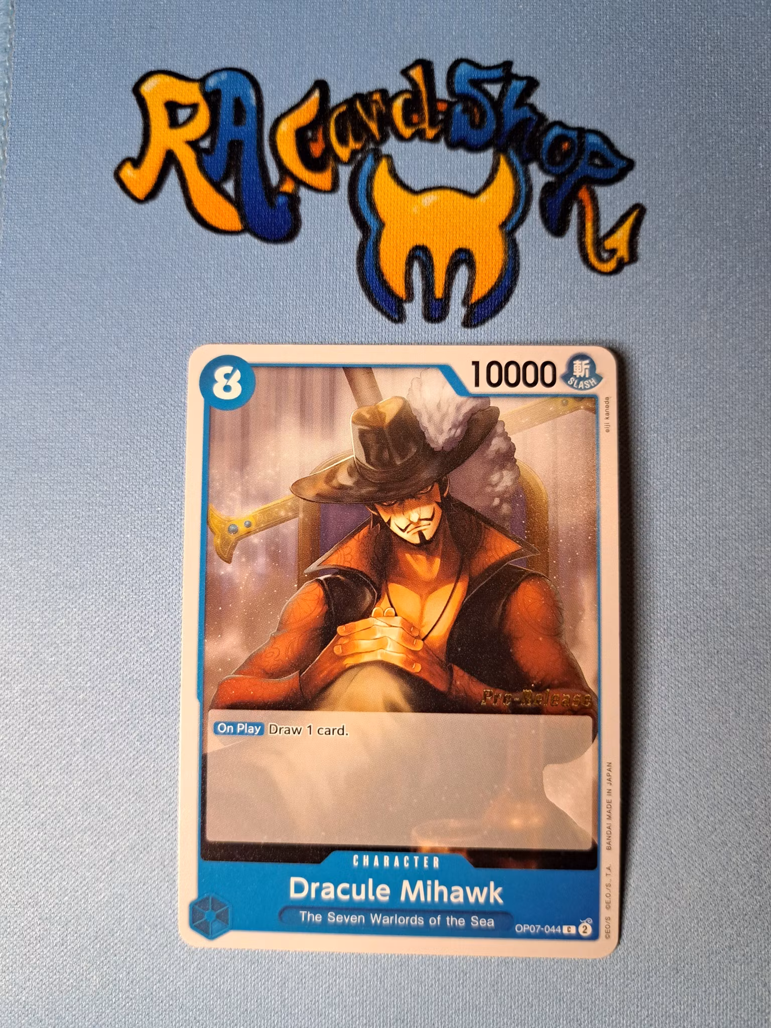 Dracule Mihawk Pre Release Common OP07-044 500 Years In To the Future OP07 One Piece Card Game