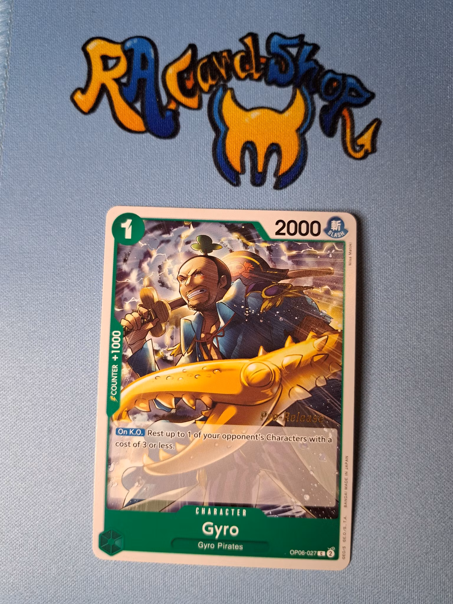 Gyro Pre Release Common OP06-027 Wings of the Captain OP06 One Piece Card Game