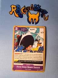 Slow-Slow Beam Sword Common Pre Release OP07-076 500 Years In To the Future OP07 One Piece Card Game