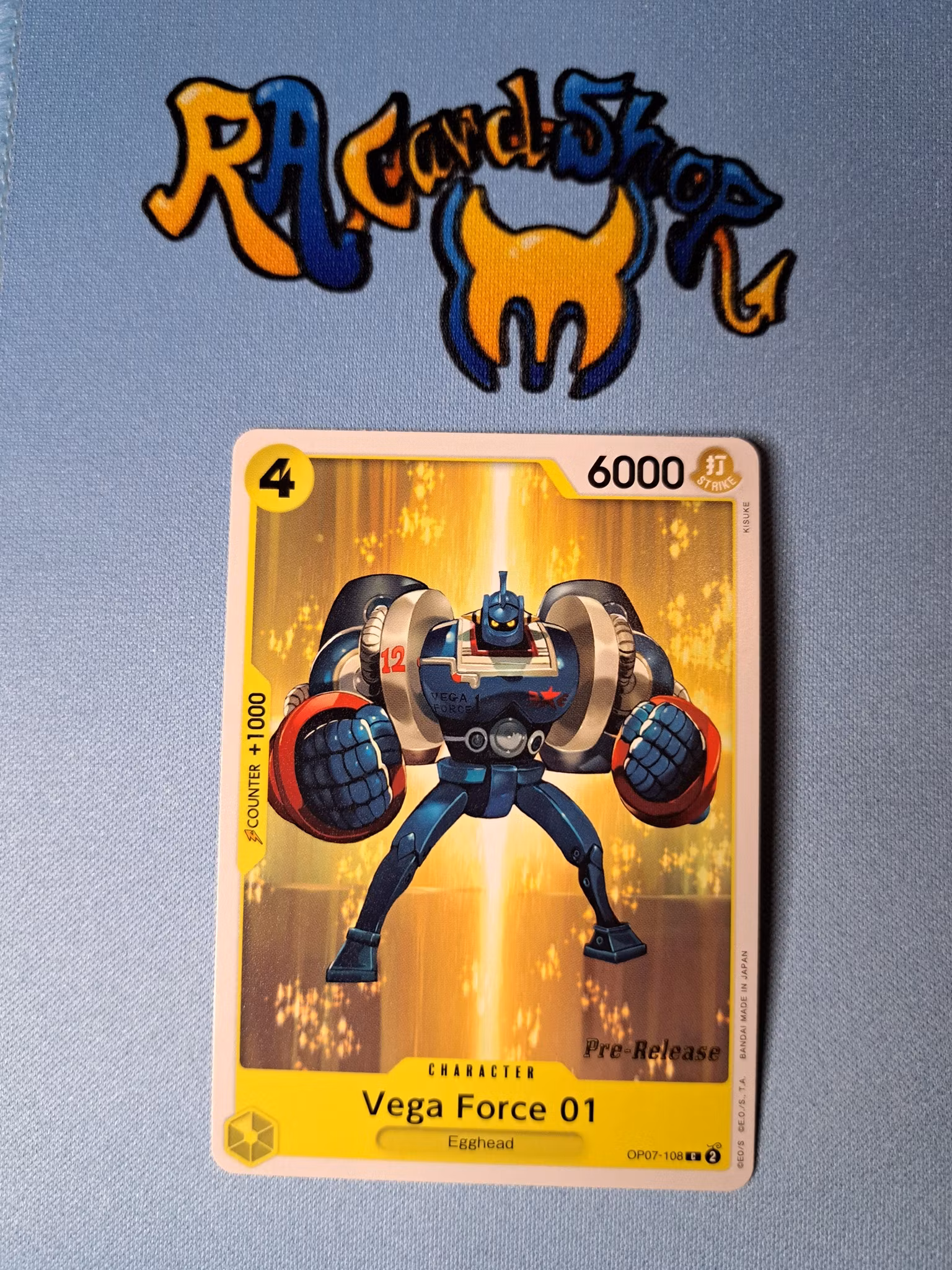 Vega Force 01 Common Pre Release OP07-108 500 Years In To the Future OP07 One Piece Card Game