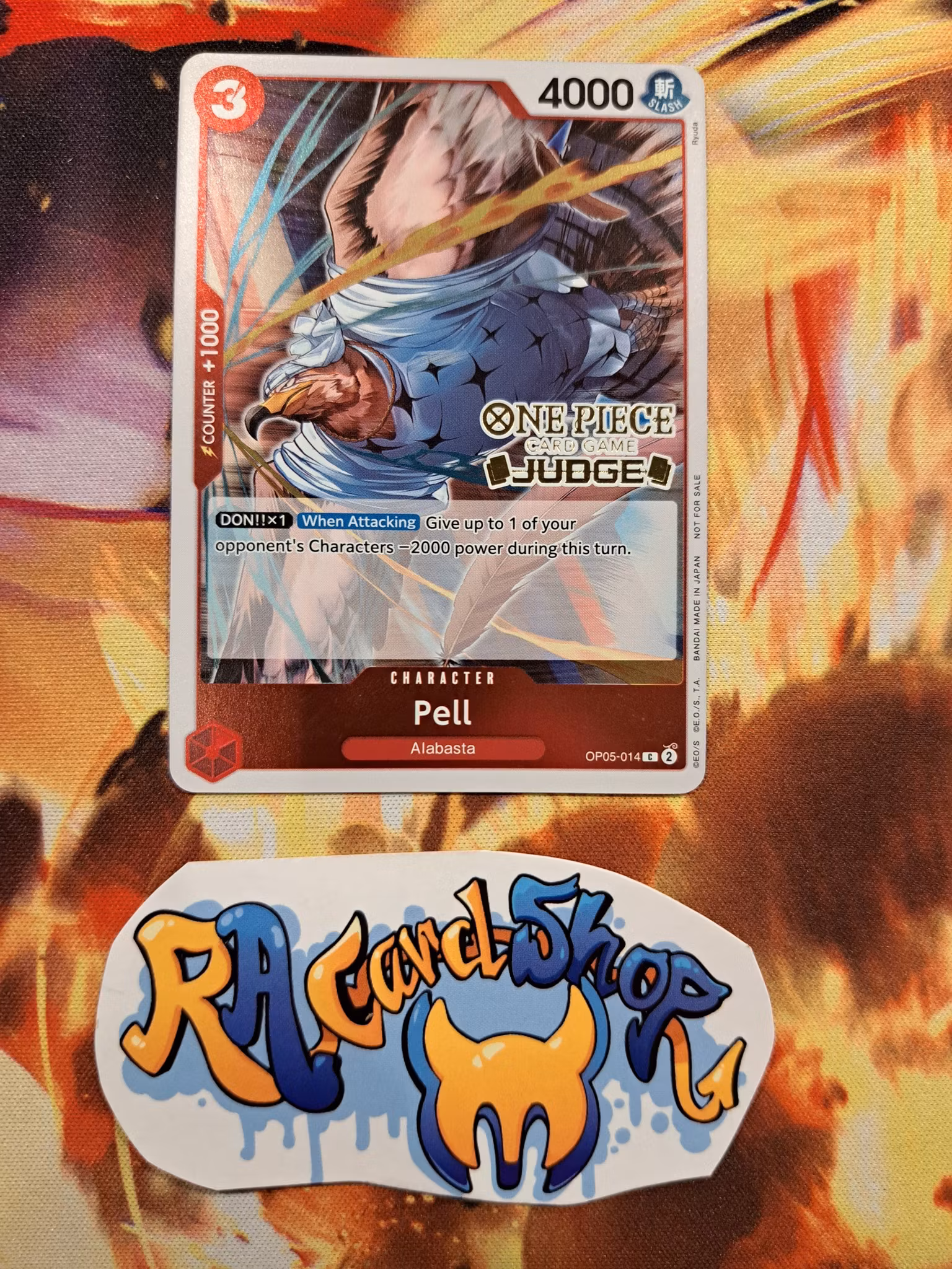 Pell Rare Judge Stamp OP05-014 Awakening of the New Era OP05 One Piece Card Game