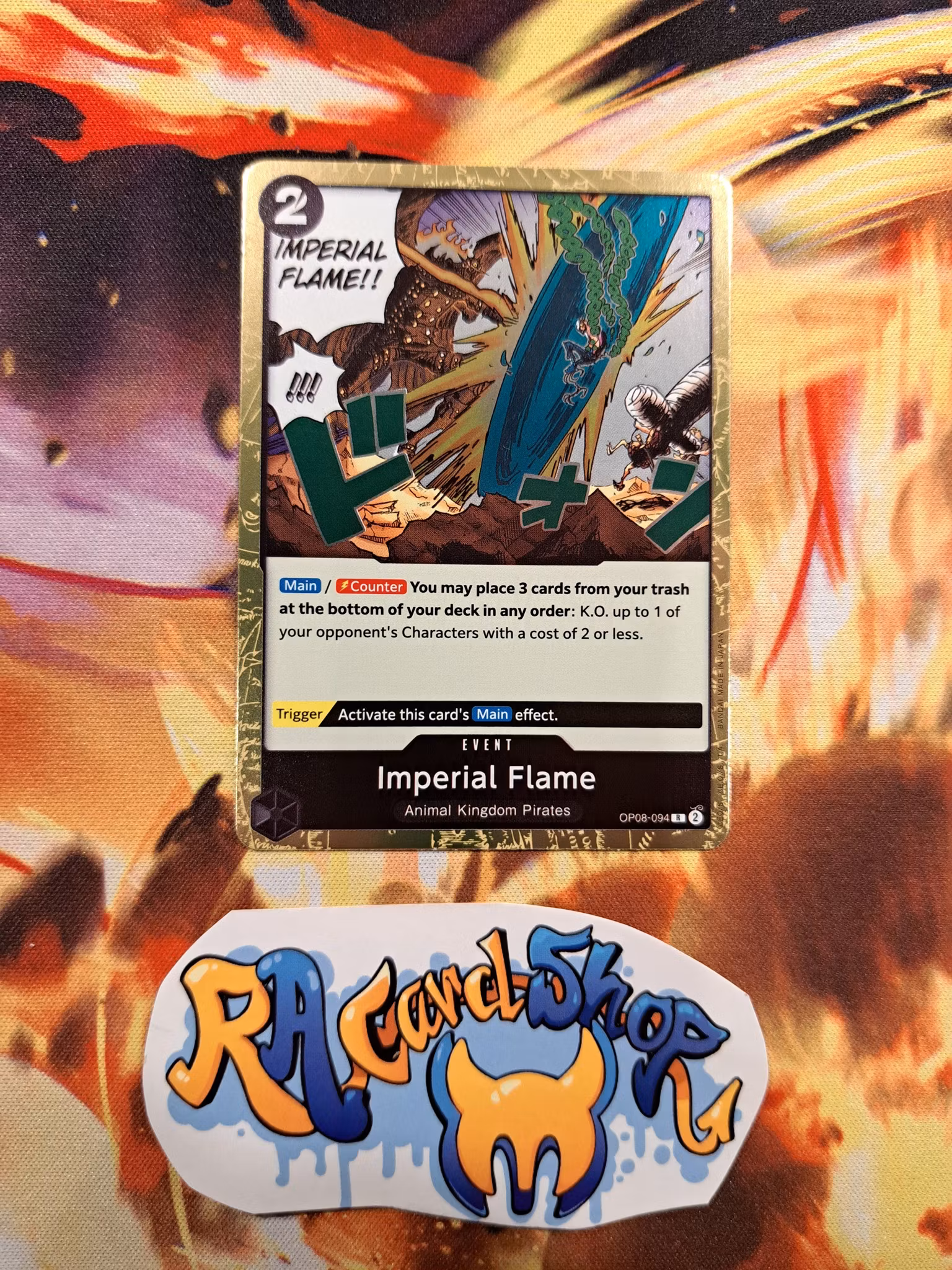 Imperial Flame Rare OP08-094 Two Legends OP08 One Piece Card Game