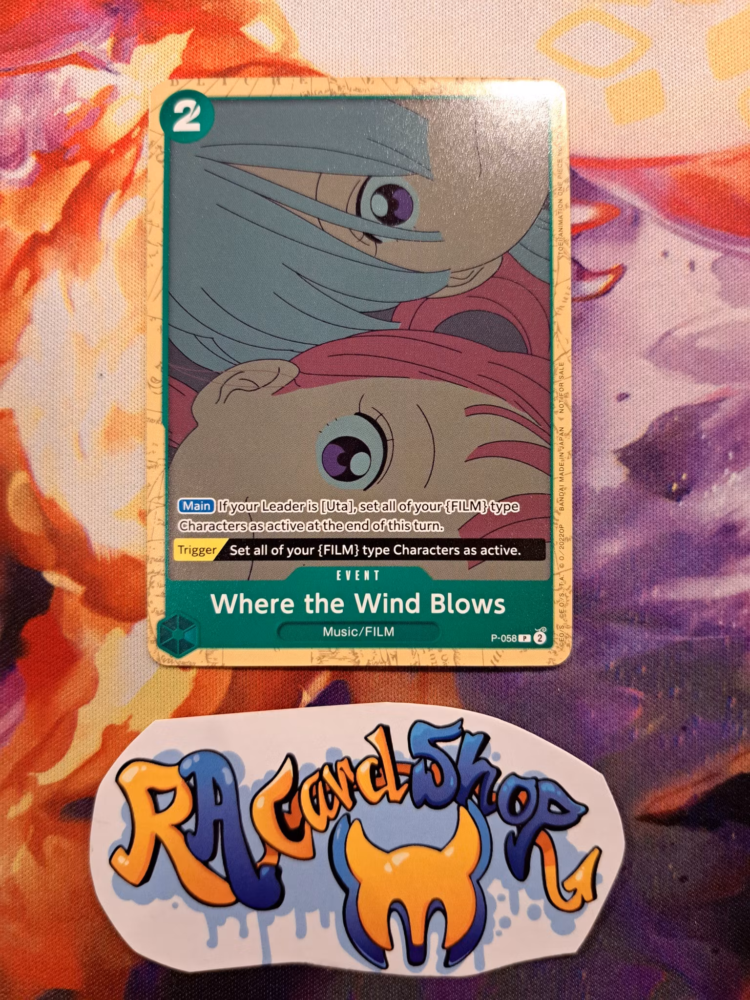 There the Wind Blows P-058 Numbered Promo One Piece Card Game