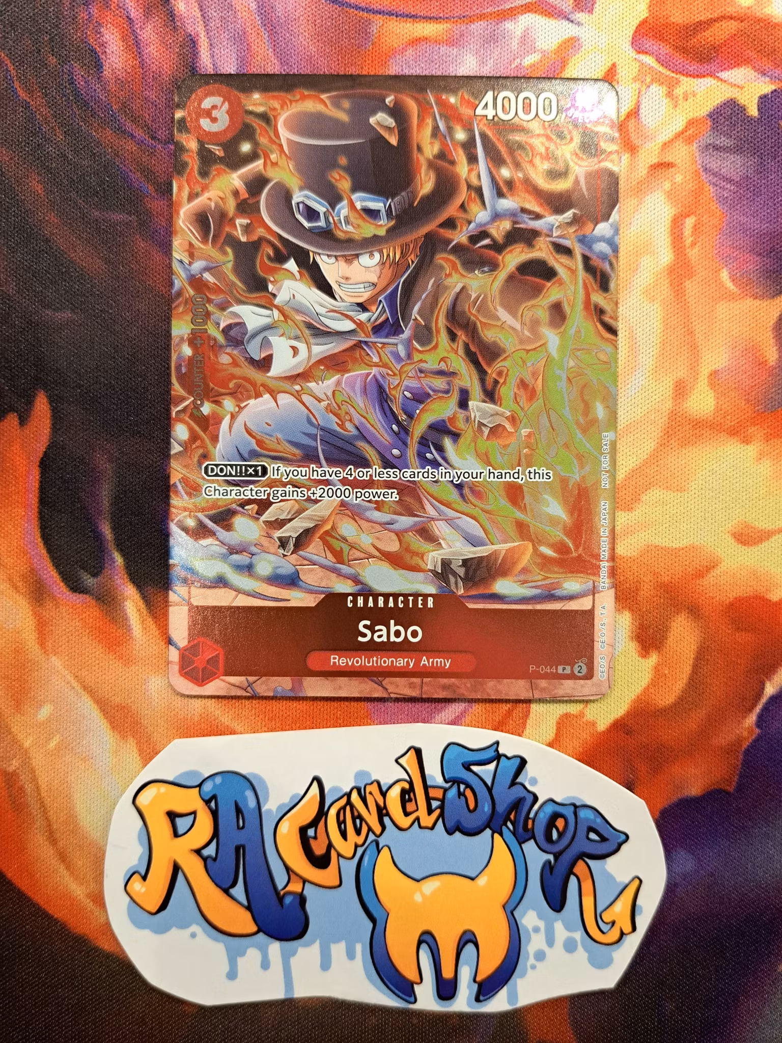 Sabo P-044 Numbered Promo One Piece Card Game