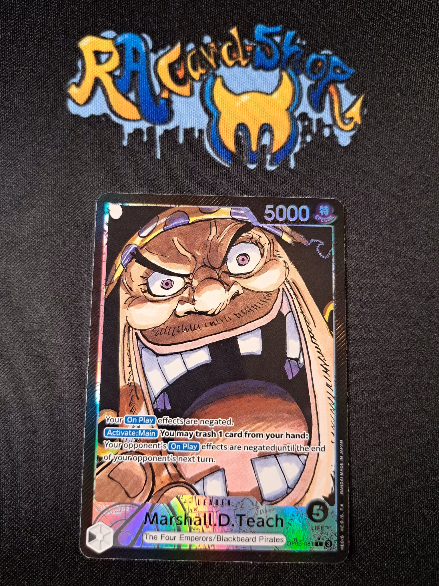 Marshall.D.Teach Leader OP09-081 Emperors in the New World One Piece Card Game