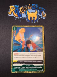 Gum-Gum Cuatro Jet Cross Shock Bazooka Rare OP09-039 Emperors in the New World One Piece Card Game