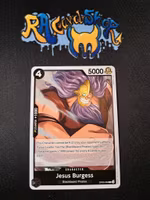 Jesus Burgess Rare OP09-086 Emperors in the New World One Piece Card Game