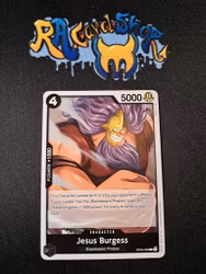 Jesus Burgess Rare OP09-086 Emperors in the New World One Piece Card Game
