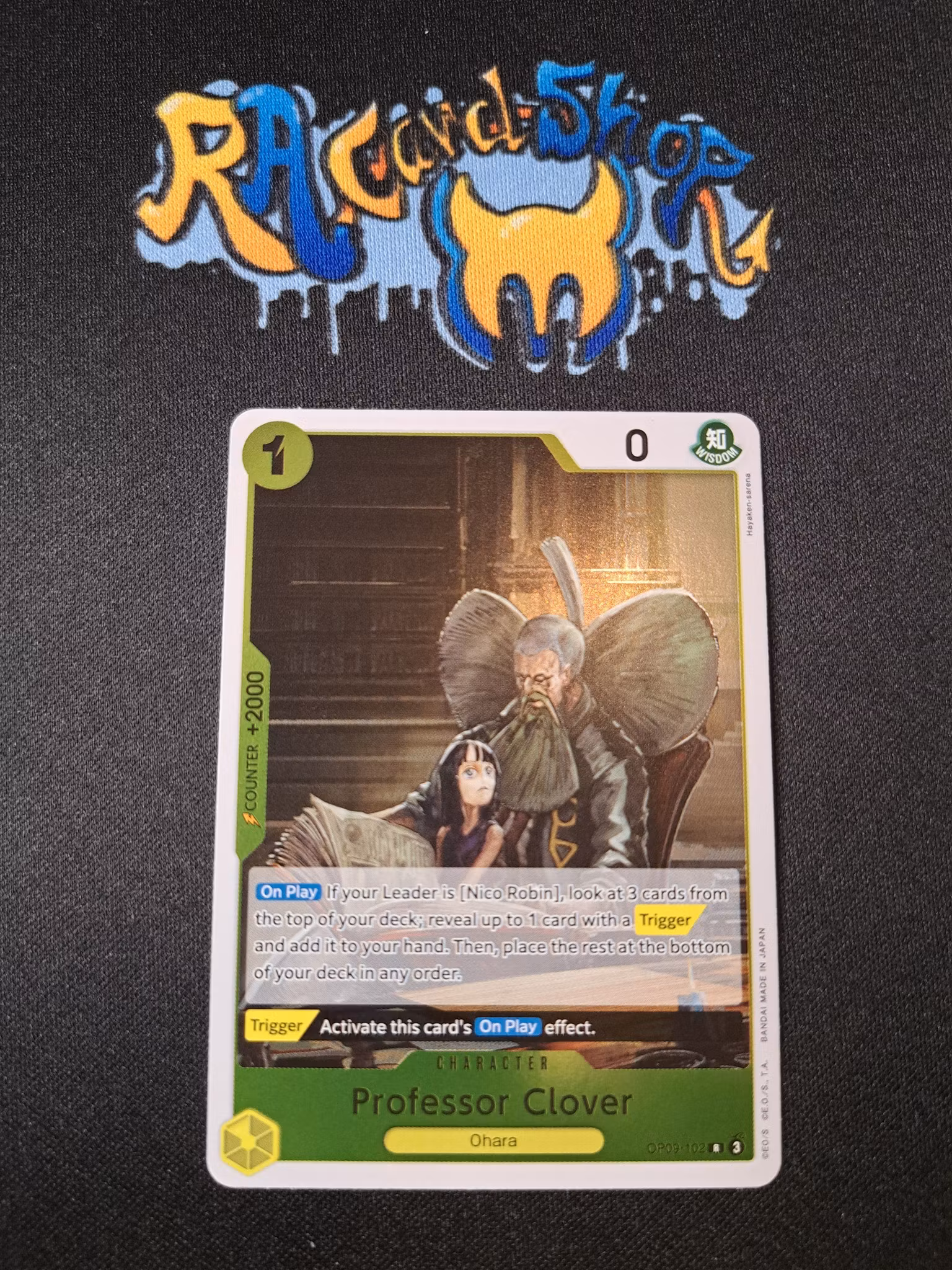 Professor Clover Rare OP09-102 Emperors in the New World One Piece Card Game