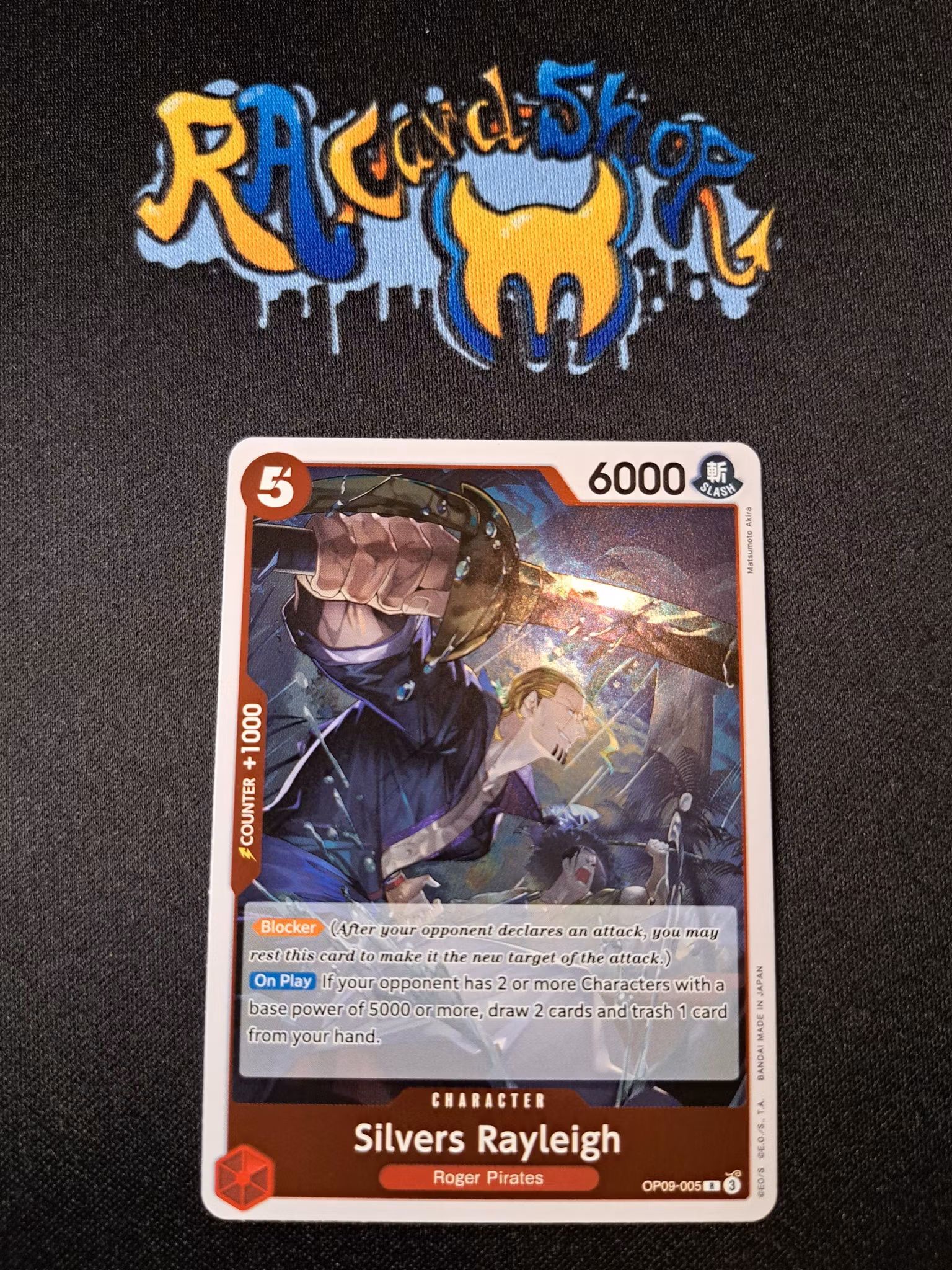 Silvers Rayleigh Rare OP09-005 Emperors in the New World One Piece Card Game