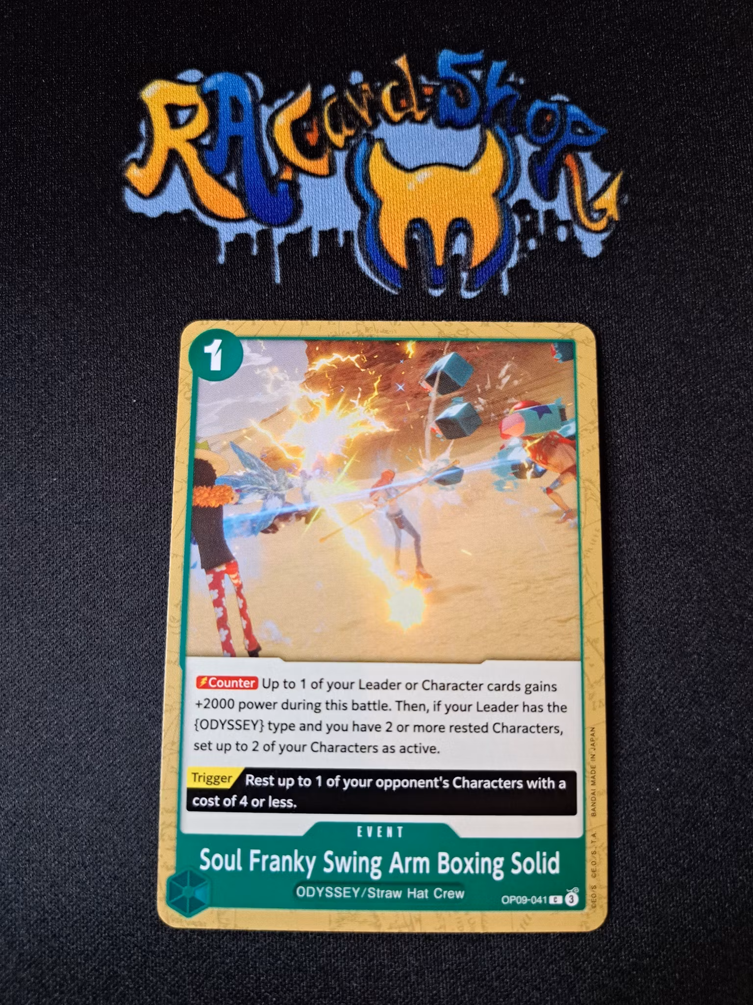 Soul Franky Swing Arm Boxing Solid Common OP09-041 Emperors in the New World One Piece Card Game