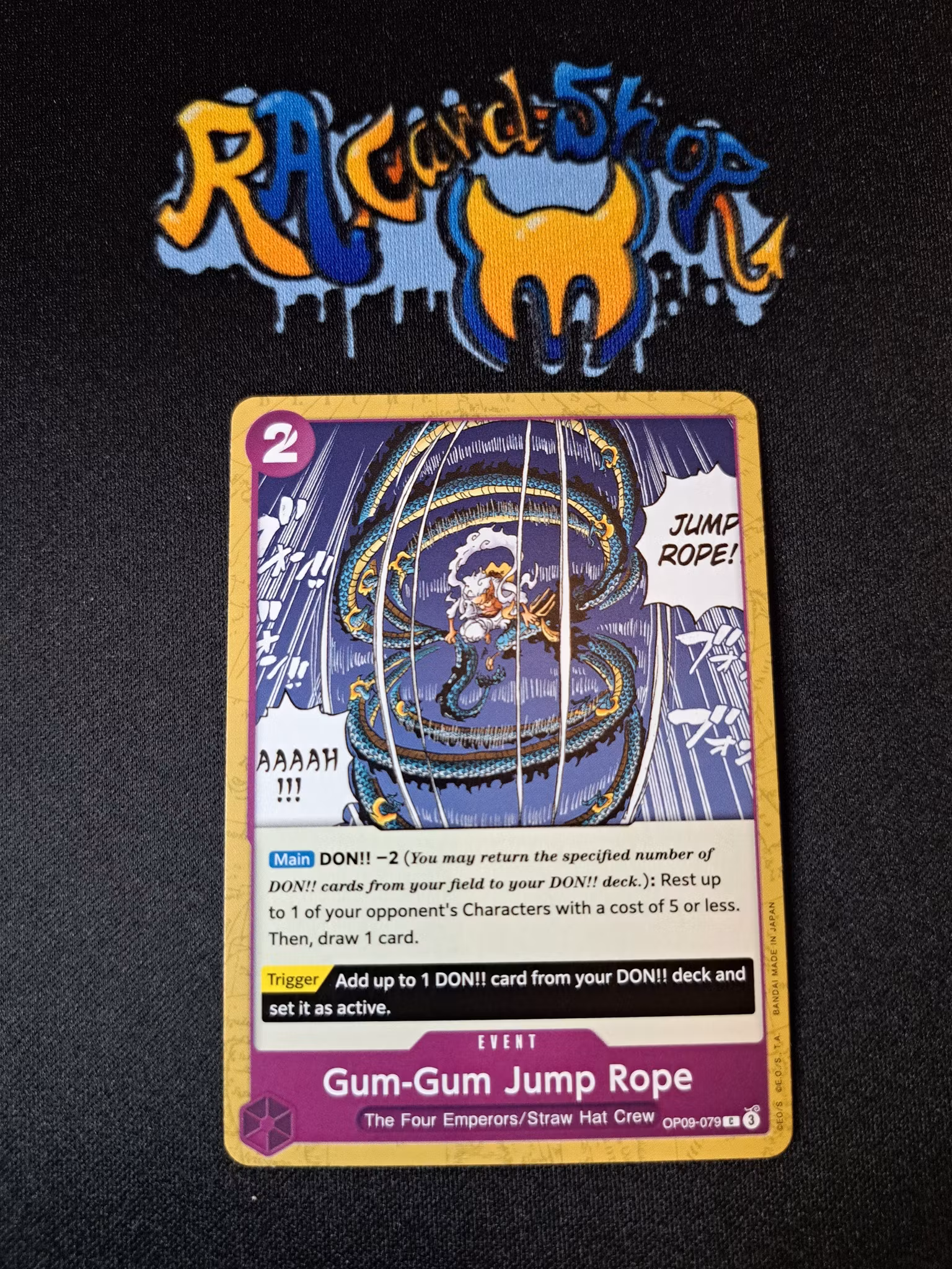 Gum-Gum Jump Rope Common OP09-079 Emperors in the New World One Piece Card Game