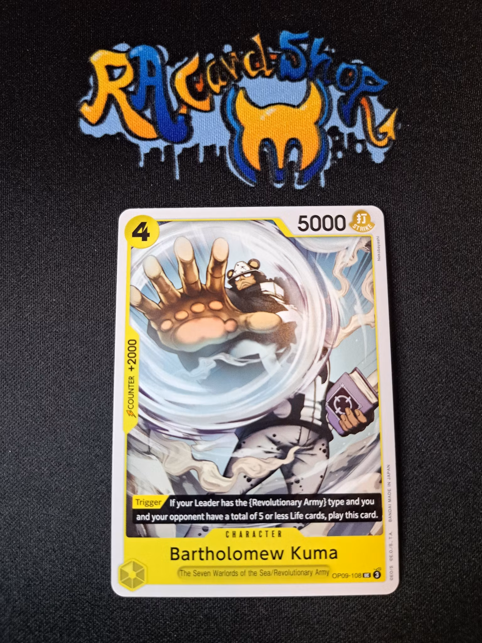 Bartholomew Kuma Uncommon OP09-108 Emperors in the New World One Piece Card Game