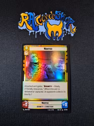 Wanted Common Foil 221/262 Shadows of the Galaxy Star Wars Unlimited TCG
