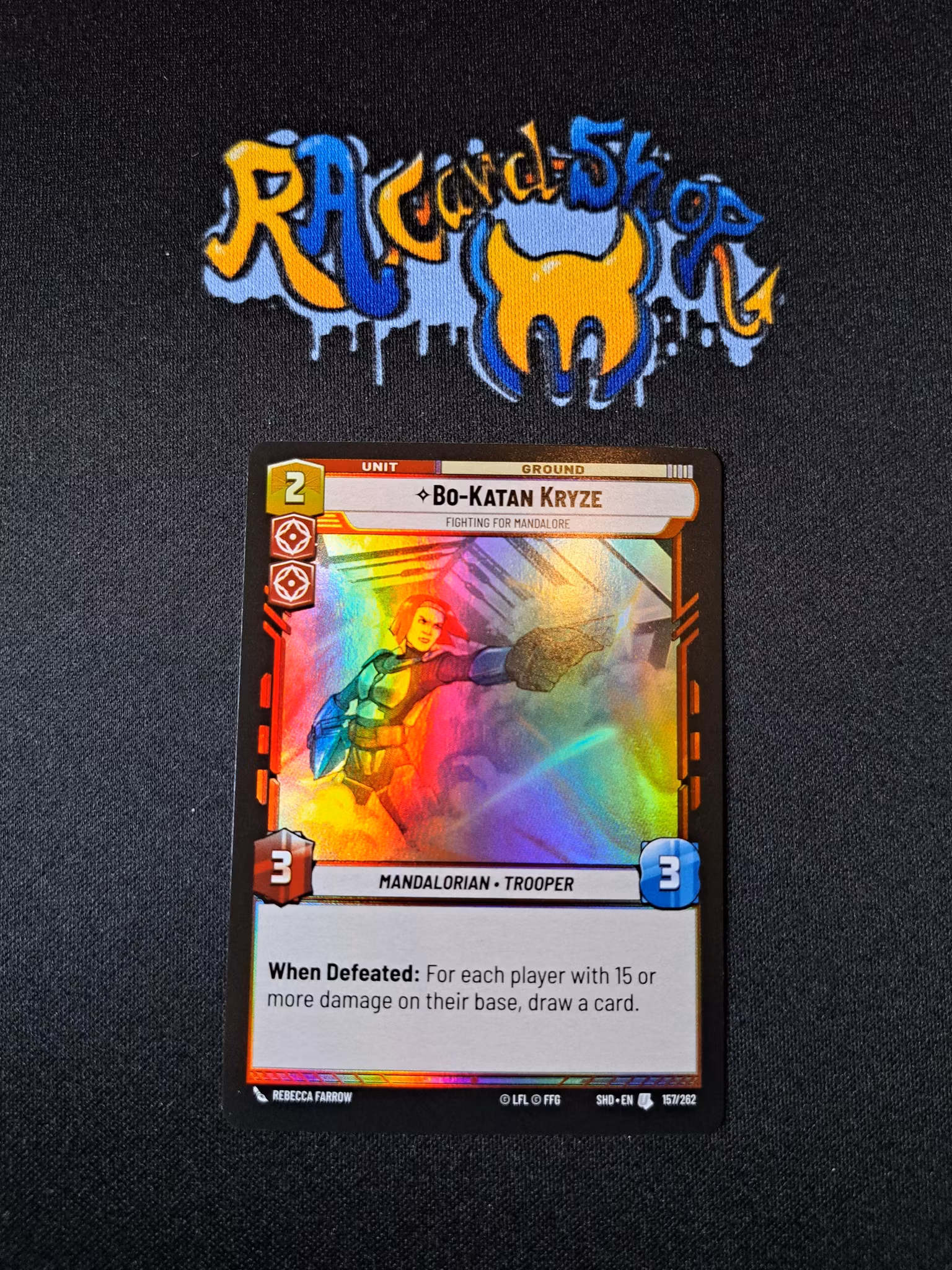 Bo-Katan Kryze Uncommon Foil 157/262 Shadows of the Galaxy Star Wars Unlimited TCG