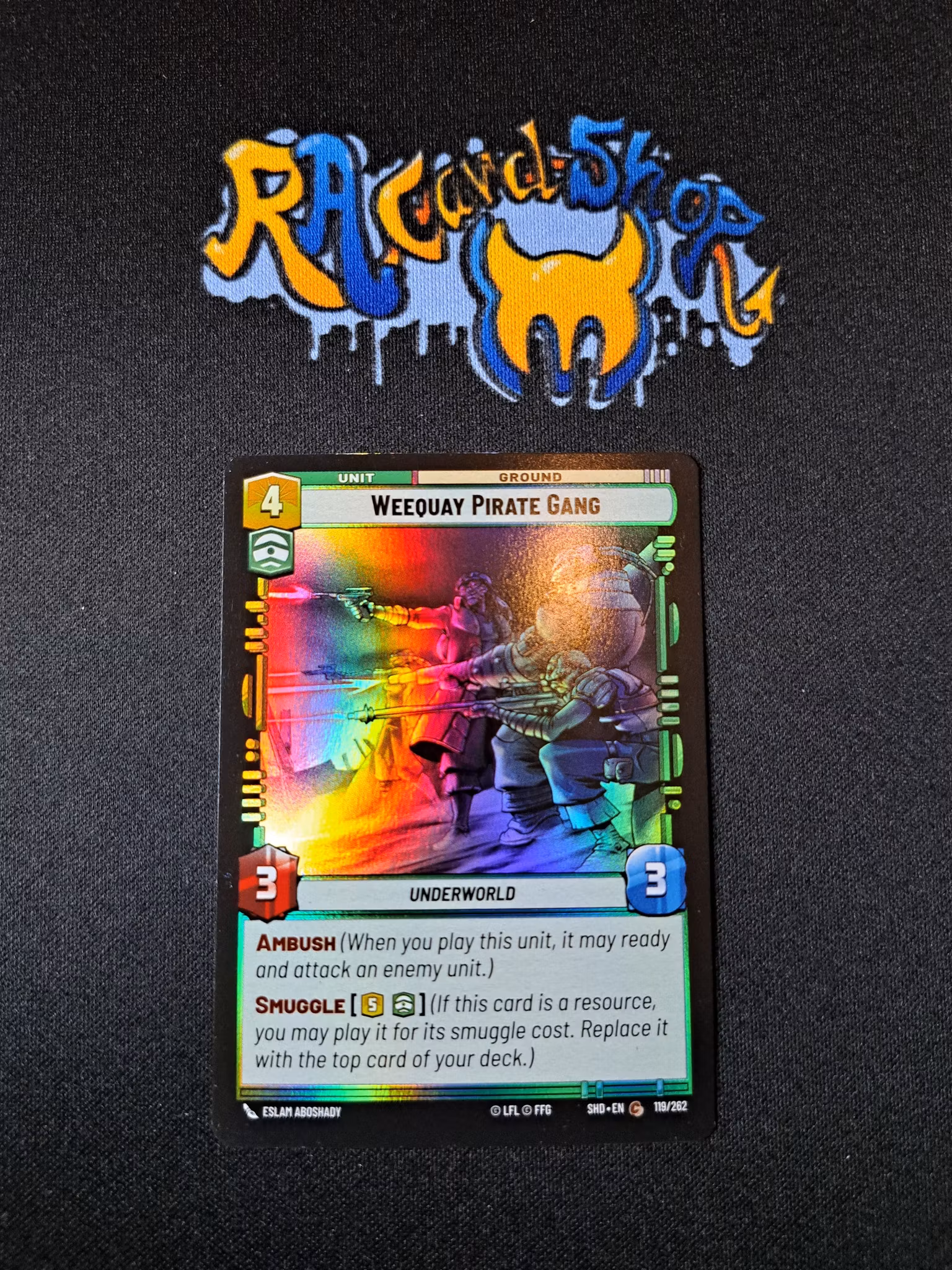 Weequay Pirate Gang Common Foil 119/262 Shadows of the Galaxy Star Wars Unlimited TCG