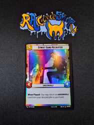 Street Gang Recruiter Common Foil 260/262 Shadows of the Galaxy Star Wars Unlimited TCG