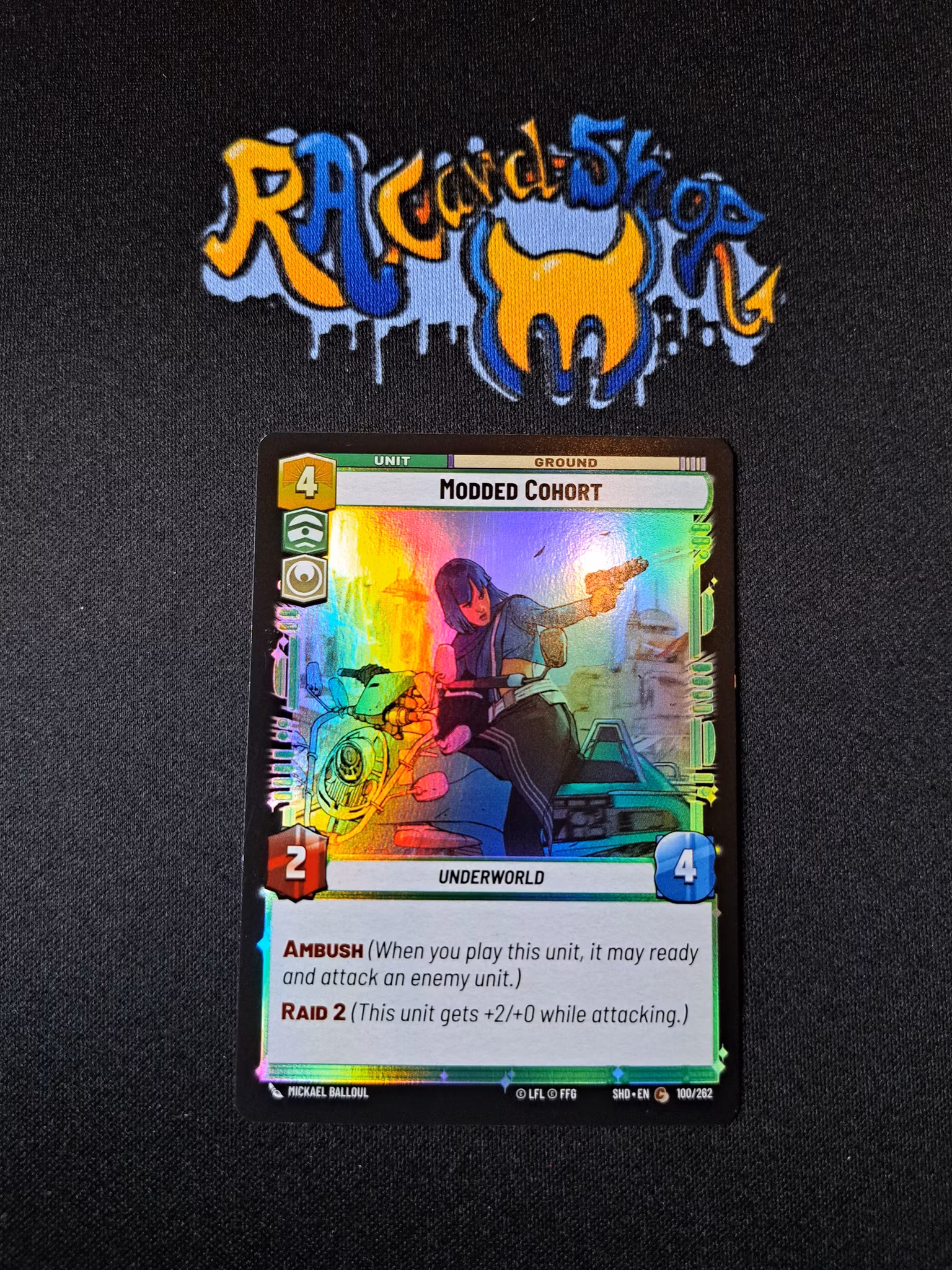 Modded Cohort Common Foil 100/262 Shadows of the Galaxy Star Wars Unlimited TCG