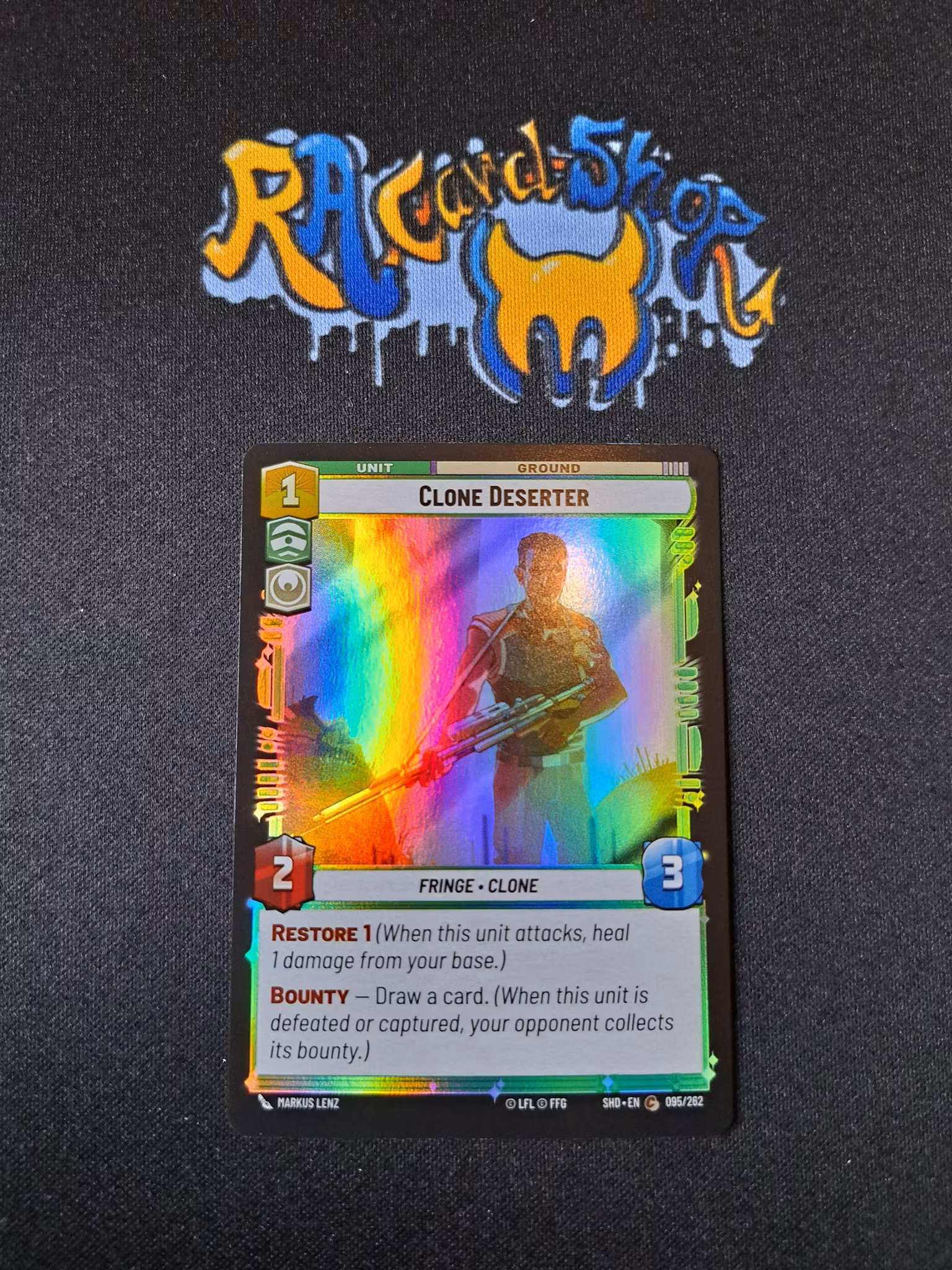 Clone Deserter Common Foil 095/262 Shadows of the Galaxy Star Wars Unlimited TCG