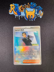 Larrys Skill Reverse Holo Poke Ball Textured Common 115/133 Prismatic Evolutions Pokemon
