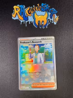 Professors Research Reverse Holo Poke Ball Textured Common 123/133 Prismatic Evolutions Pokemon