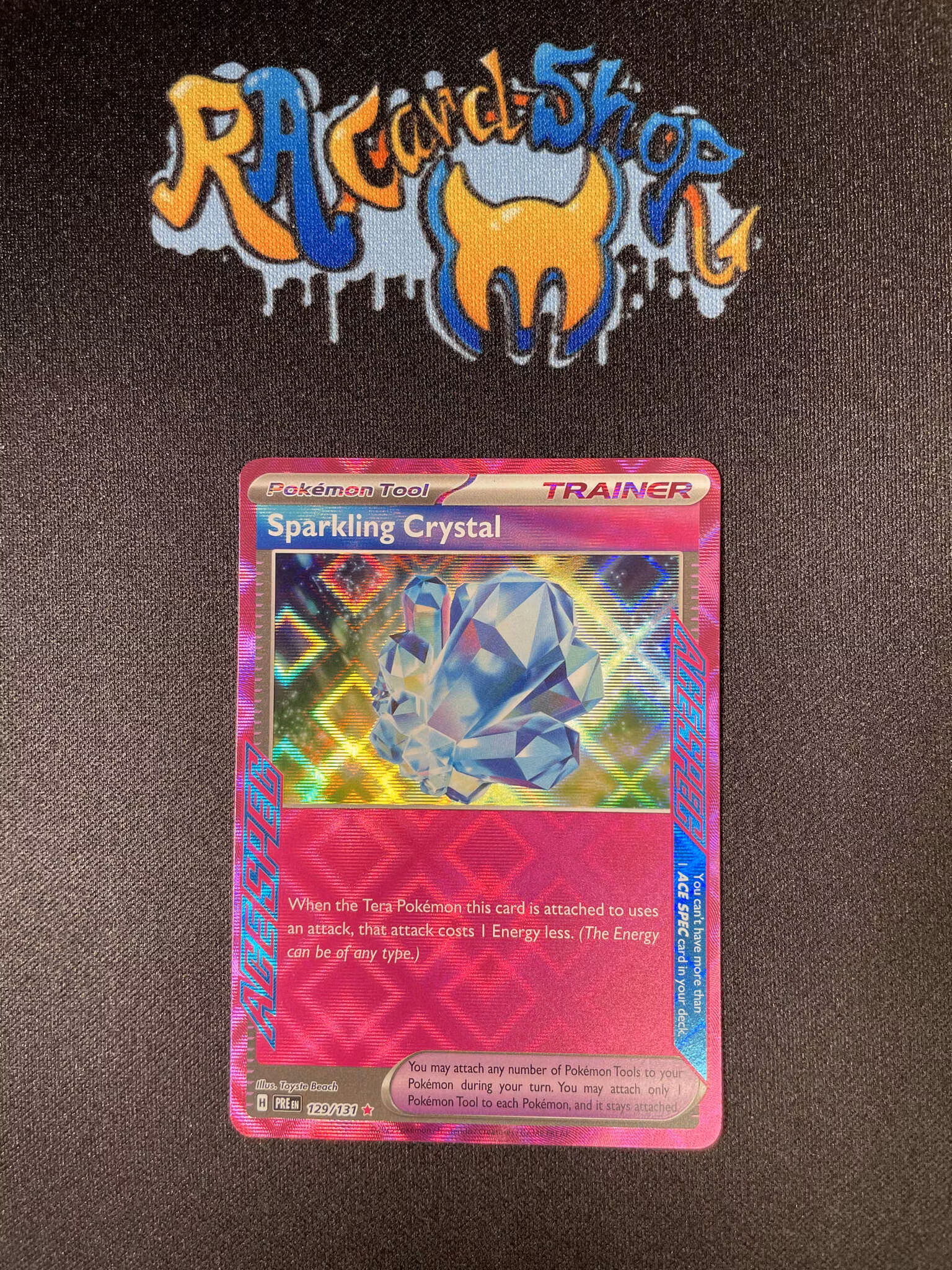 Sparkling Crystal ACE Rare 129/133 Prismatic Evolutions Pokemon