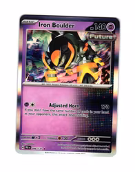 Iron Boulder Holo Rare 046/133 Prismatic Evolutions Pokemon