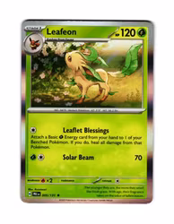 Leafeon Holo Rare 005/133 Prismatic Evolutions Pokemon