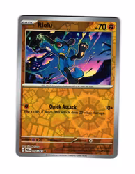 Riolu Reverse Holo Common 050/133 Prismatic Evolutions Pokemon