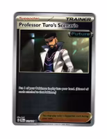Professor Turos Scenario Reverse Holo Uncommon 121/133 Prismatic Evolutions Pokemon