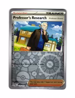 Professors Research Reverse Holo Common 124/133 Prismatic Evolutions Pokemon