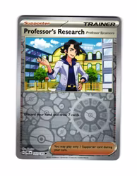 Professors Research Reverse Holo Common 125/133 Prismatic Evolutions Pokemon