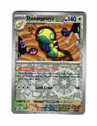 Dudunsparce Reverse Holo Rare 080/131 Prismatic Evolutions Pokemon