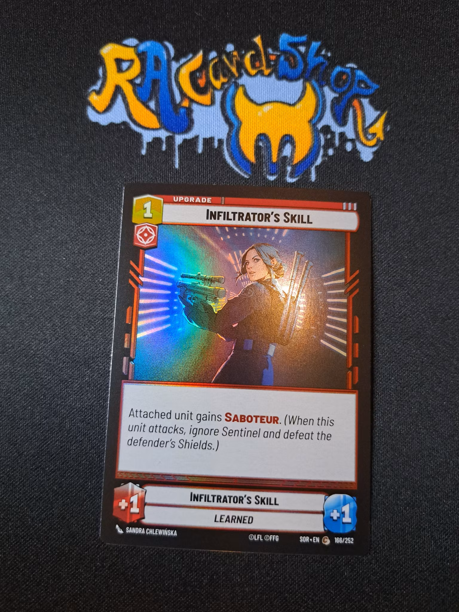 Infiltrators Skill Common Foil 168/252 Spark of the Rebellion (SOR) Star Wars Unlimited