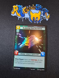 Gladiator Star Destroyer Common Foil 086/252 Spark of the Rebellion (SOR) Star Wars Unlimited