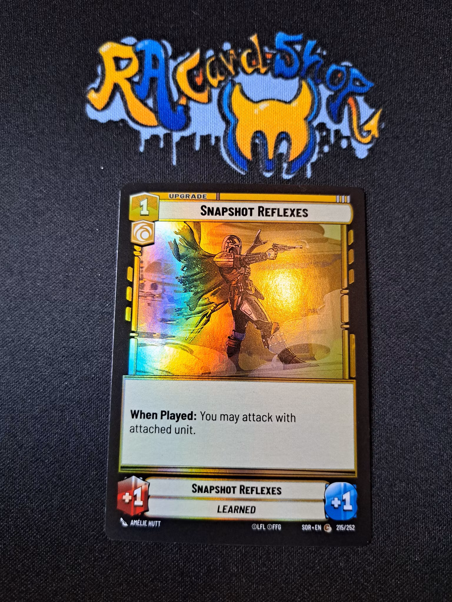 Snapshot Reflexes Common Foil 215/252 Spark of the Rebellion (SOR) Star Wars Unlimited