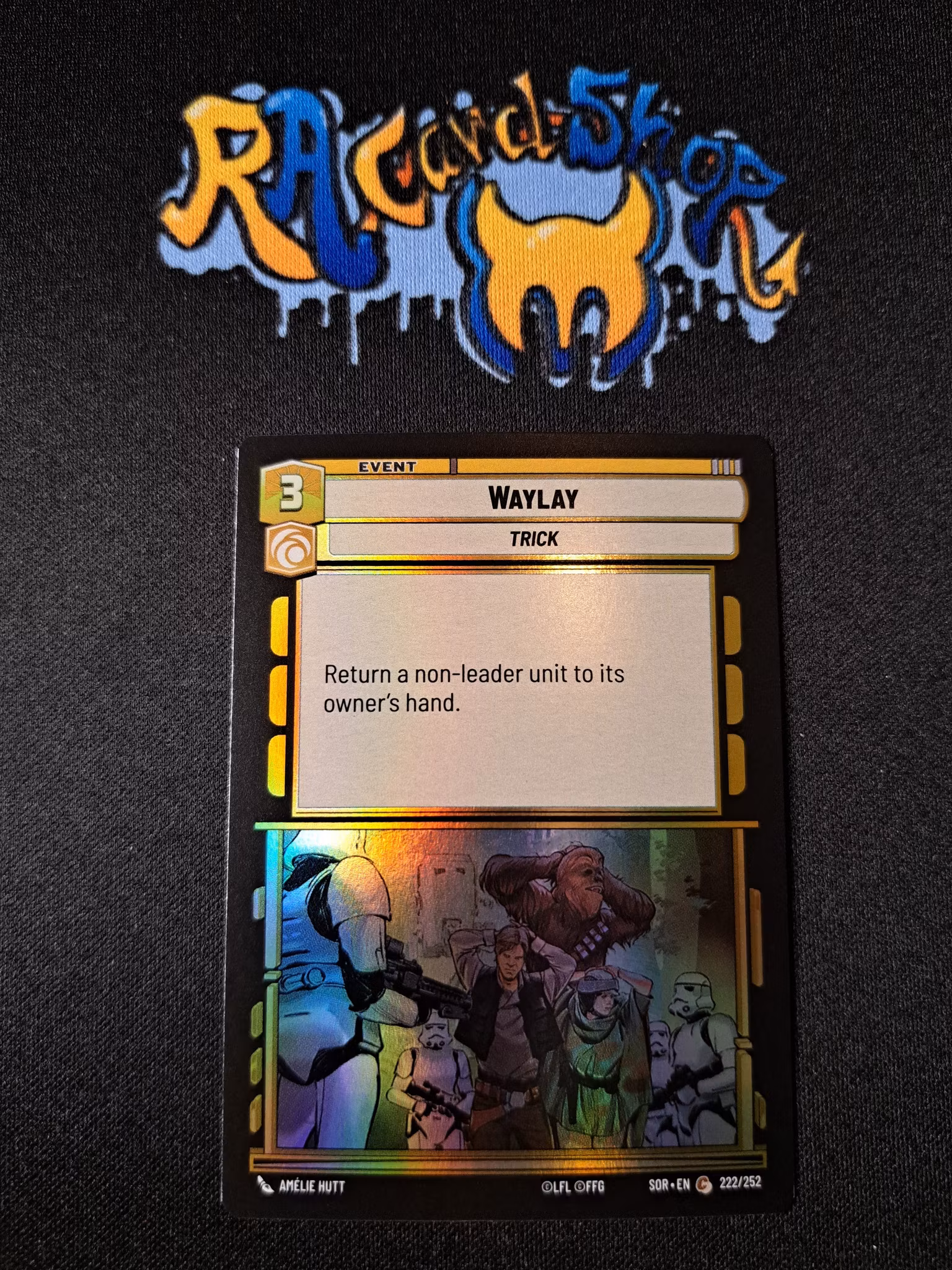 Waylay Common Foil 222/252 Spark of the Rebellion (SOR) Star Wars Unlimited