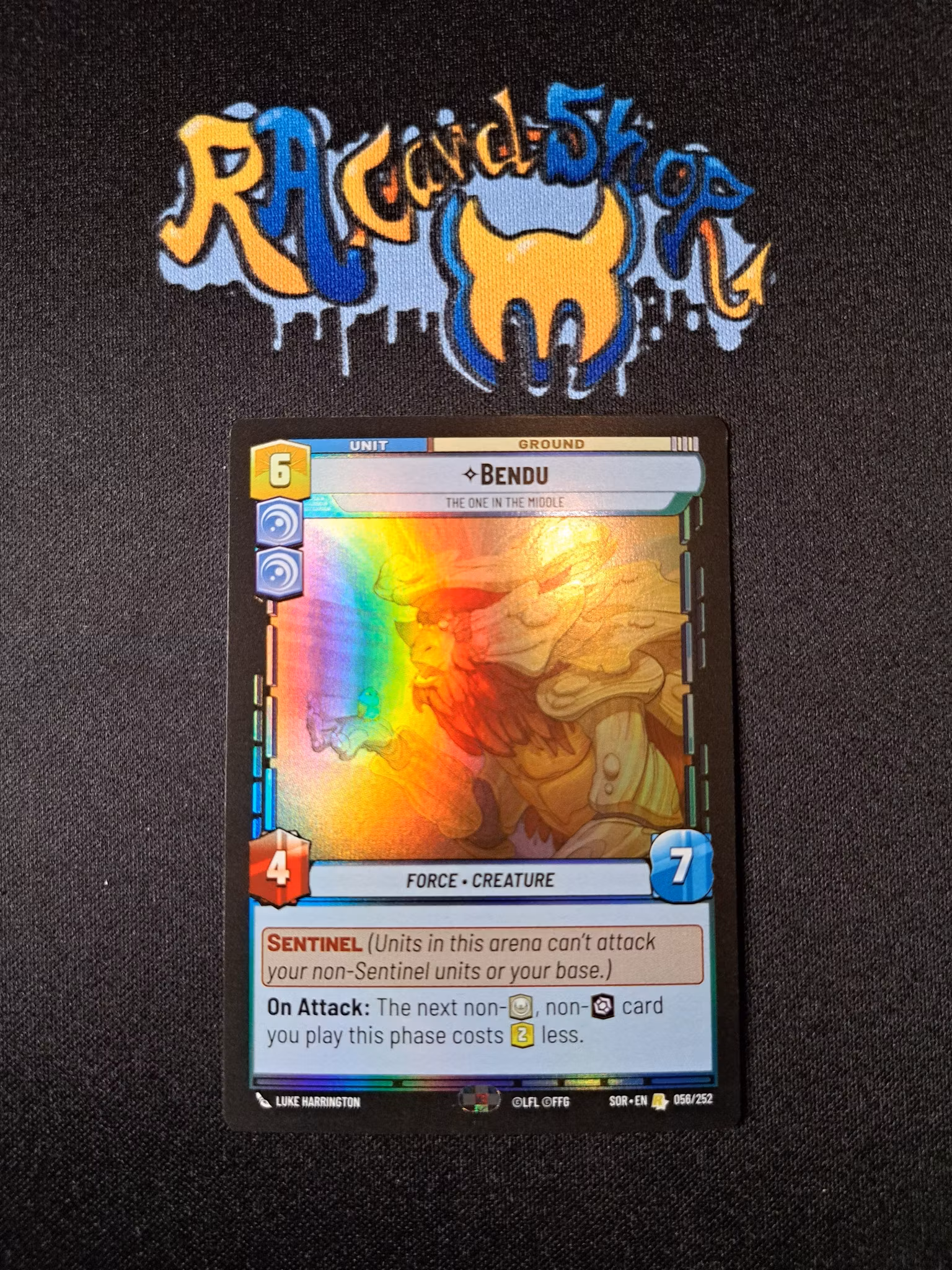 Bendu Rare Foil 056/252 Spark of the Rebellion (SOR) Star Wars Unlimited