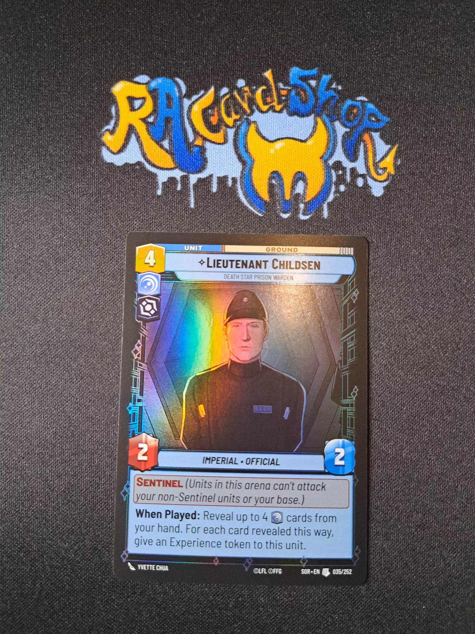 Lieutenant Childsen Uncommon Foil 035/252 Spark of the Rebellion (SOR) Star Wars Unlimited