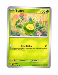 Budew Common 004/133 Prismatic Evolutions Pokemon