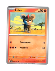 Litleo Common 015/133 Prismatic Evolutions Pokemon