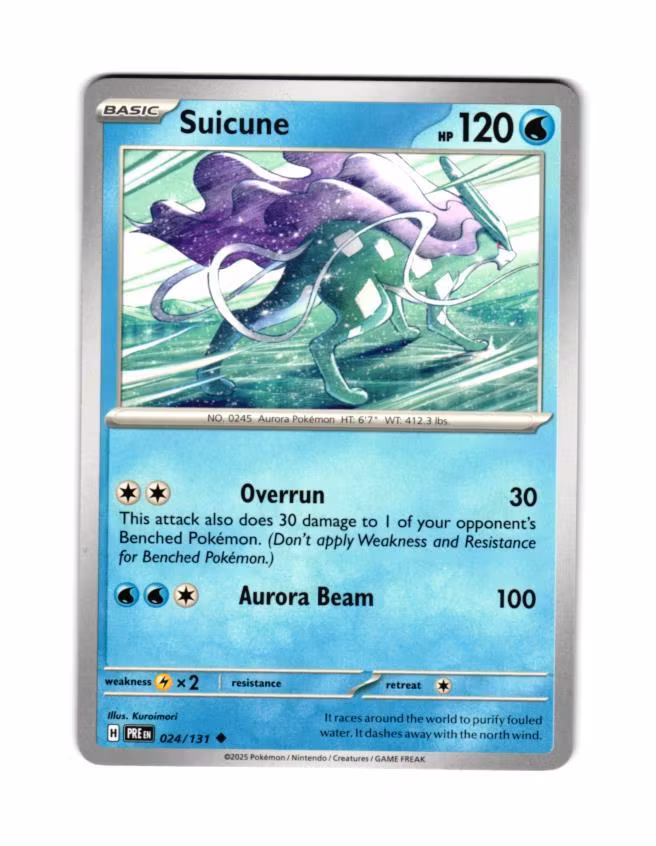 Suicune Uncommon 024/133 Prismatic Evolutions Pokemon