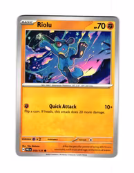 Riolu Common 050/133 Prismatic Evolutions Pokemon