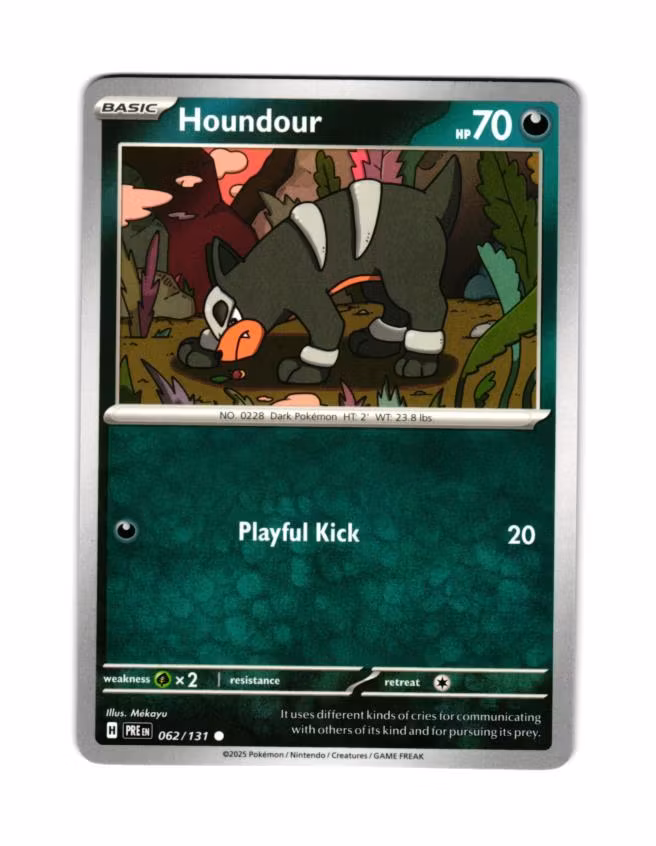 Houdour Common 062/133 Prismatic Evolutions Pokemon