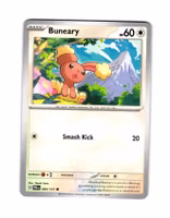 Buneary Common 083/133 Prismatic Evolutions Pokemon