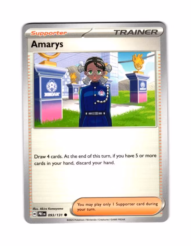 Amarys Common 093/133 Prismatic Evolutions Pokemon