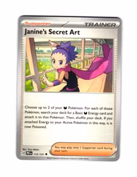 Janines Secret Art Uncommon 112/133 Prismatic Evolutions Pokemon