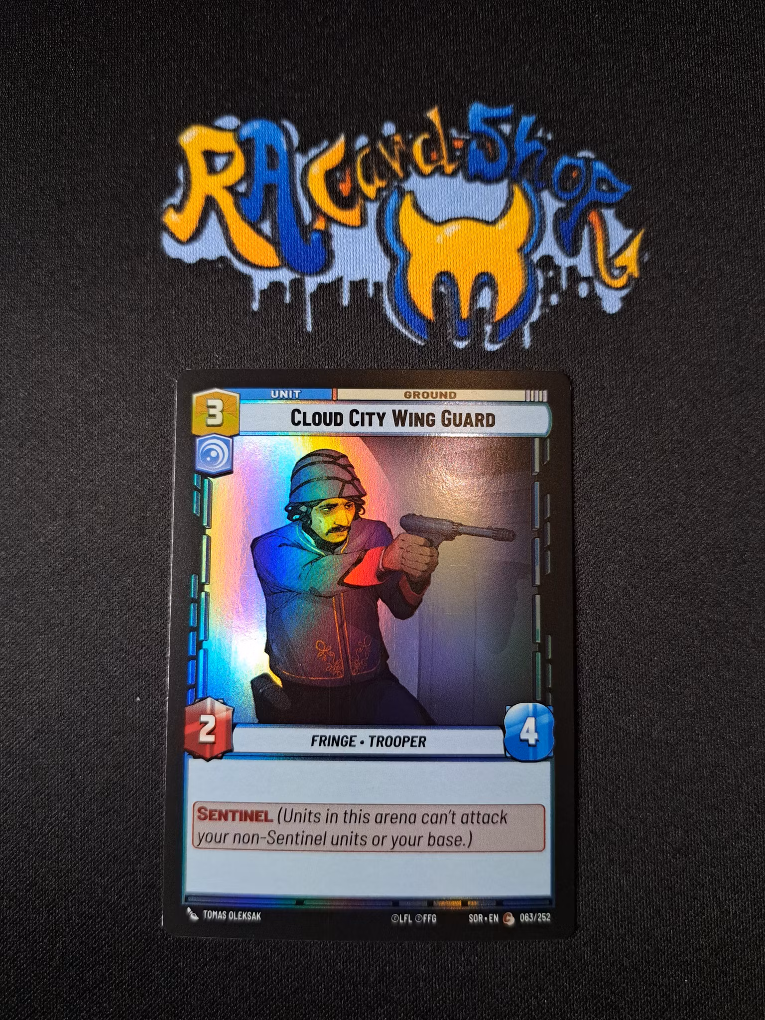 Cloud City Wing Guard Common Foil 063/252 Spark of the Rebellion (SOR) Star Wars Unlimited